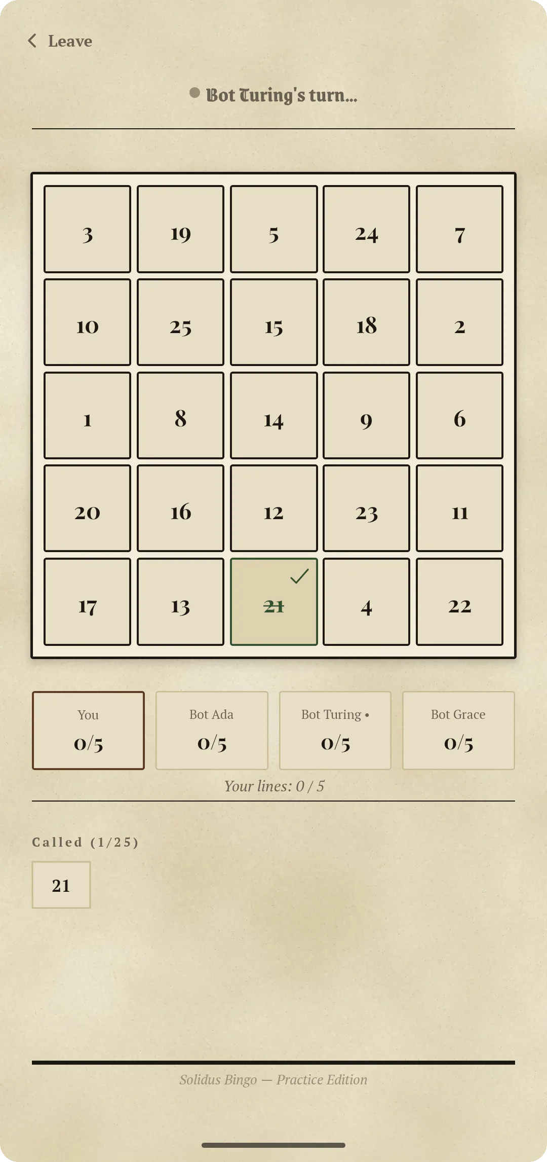 Live board